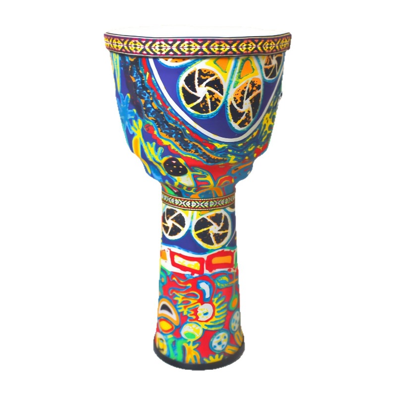 Musical Instrument Qin - 10 Inch Djembe Drum Large Adult