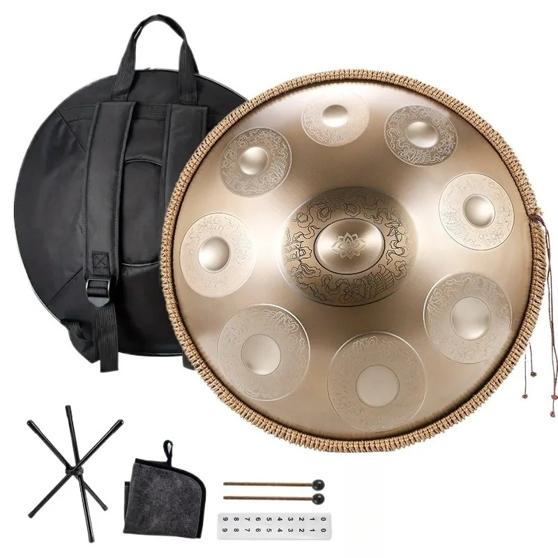 Musical Instrument Qin - 18 Inches Stainless Steel HandPan G