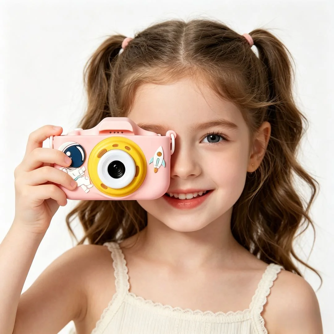 Kids Camera HD Dual Lens 1080P - Musical Instrument Recorder recension och pris