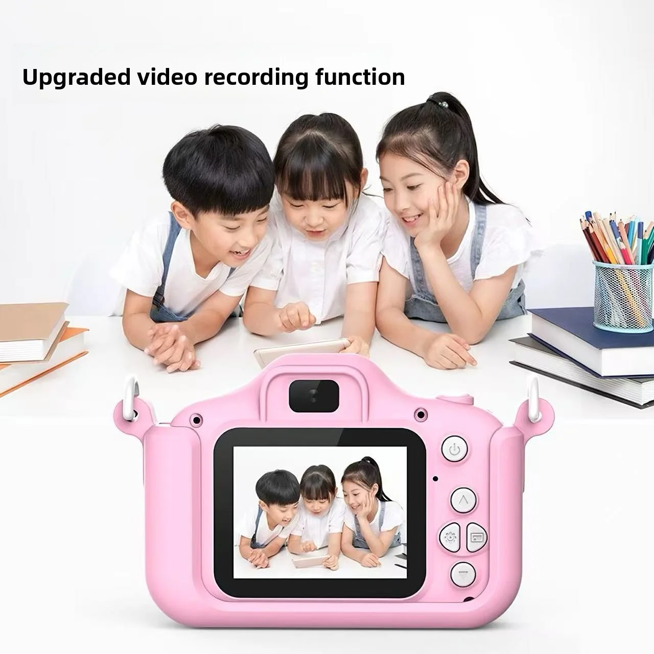 Kids Camera HD Dual Lens 1080P - Musical Instrument Recorder recension och pris