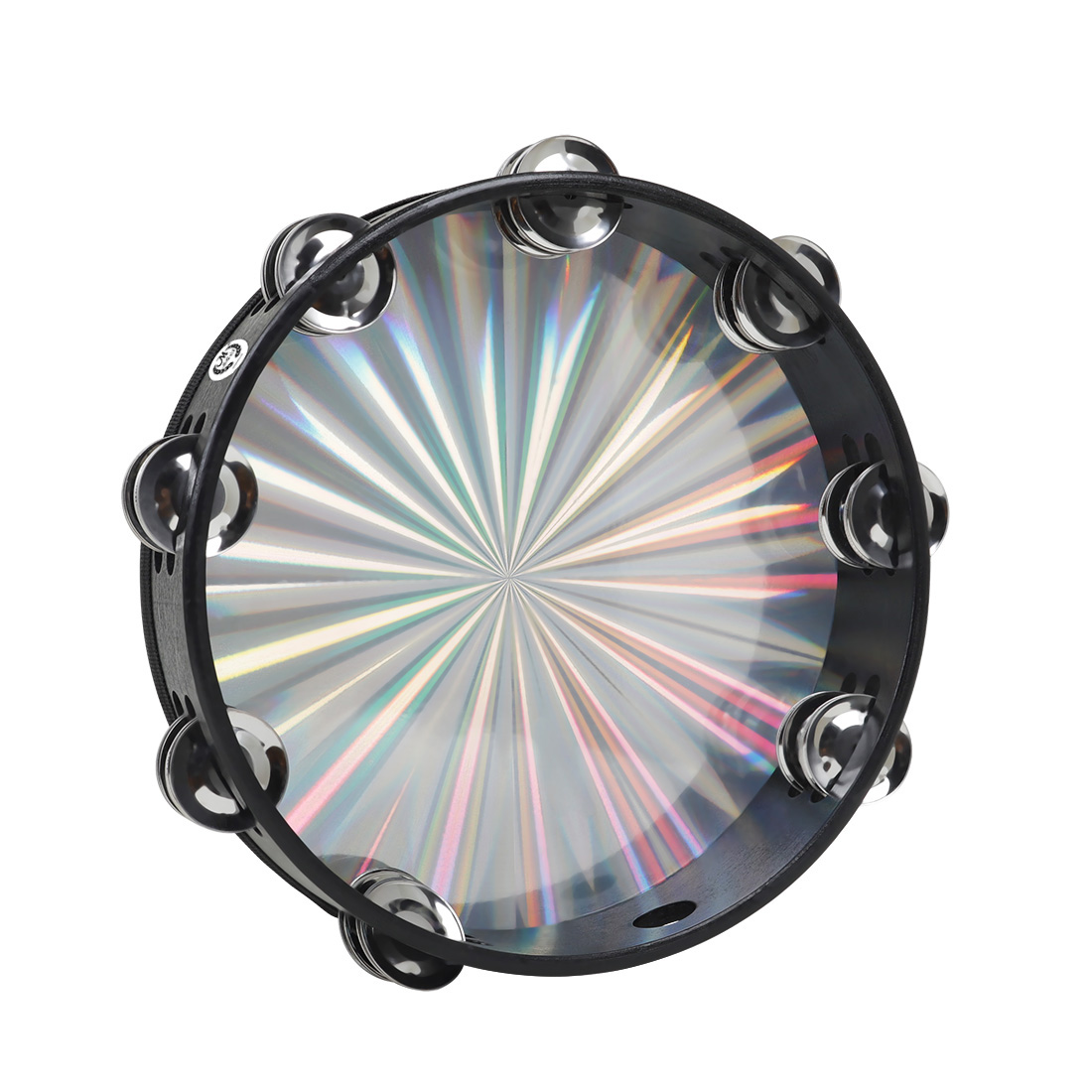 10 Inch Tambourine Hand Crank  - Musical Instrument Qin recension och pris