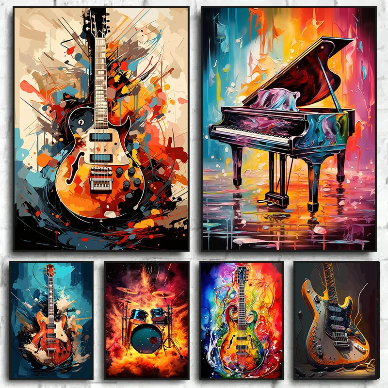Abstract Colorful Art Musical  - Musical Instrument Drum recension och pris