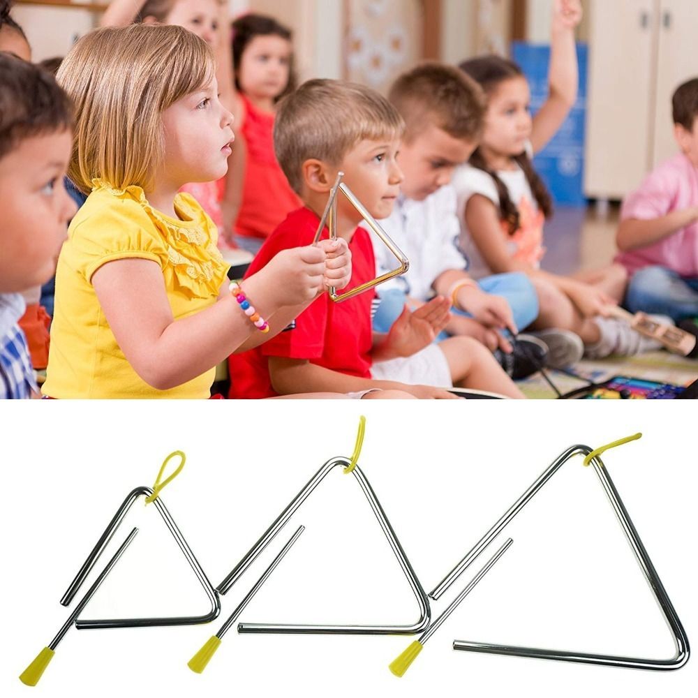 Stainless Steel Triangle Music - Musical Instrument Triangle recension och pris