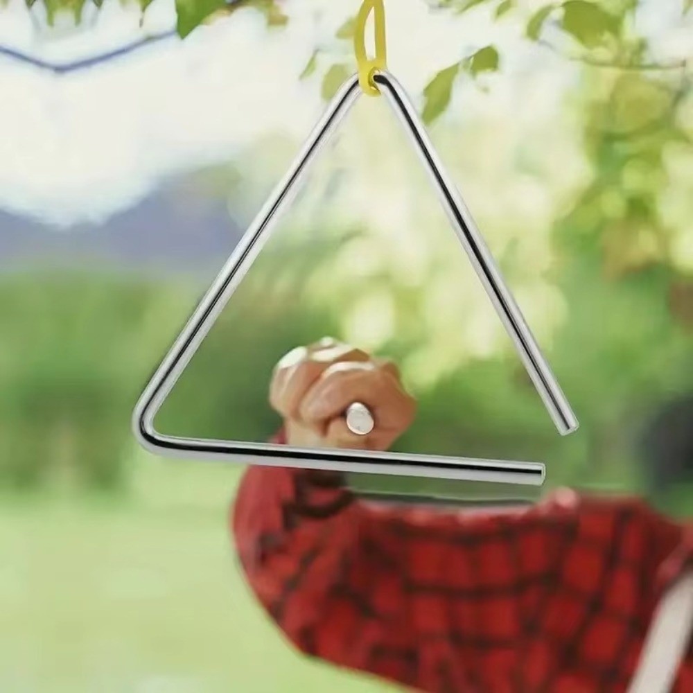 Stainless Steel Triangle Music - Musical Instrument Triangle recension och pris