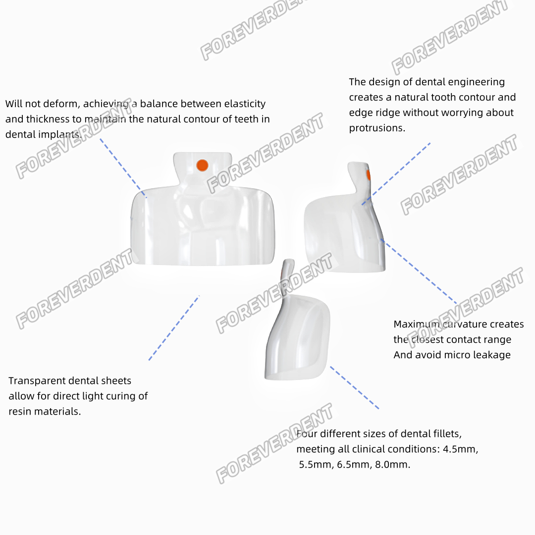 10pcs Dental Clear Matrix Fits - Musical Instrument Triangle recension och pris