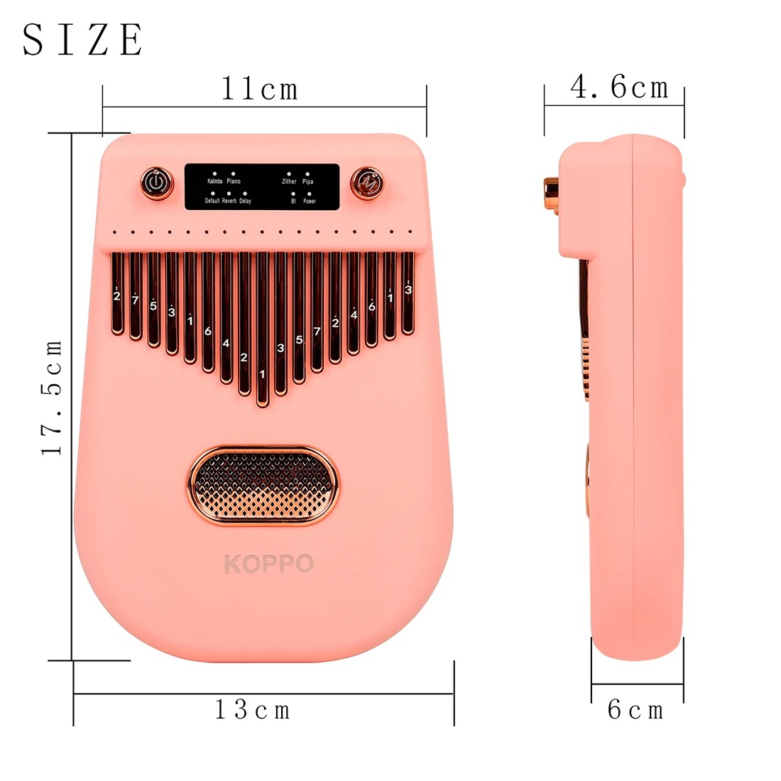 17 Keys Electric Kalimba Thumb - A Musical Instrument With Keys recension och pris