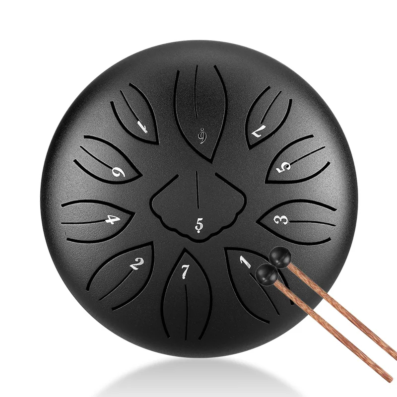 Hluru Steel Tongue Drum 6 Inch - Musical Instrument Drum recension och pris