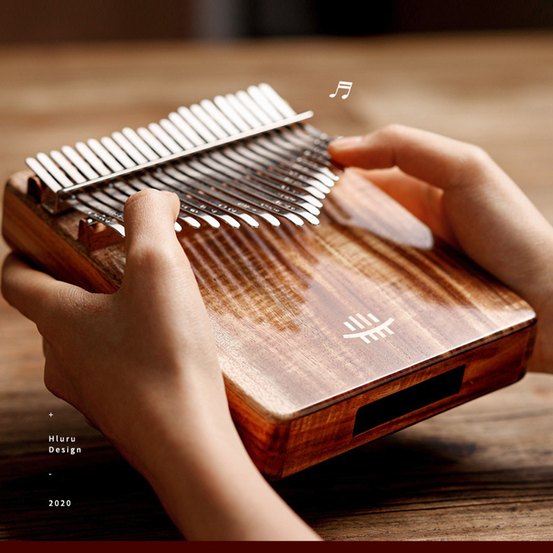 Hluru Kalimba 17 Keys with Hol - Musical Instrument Qin recension och pris