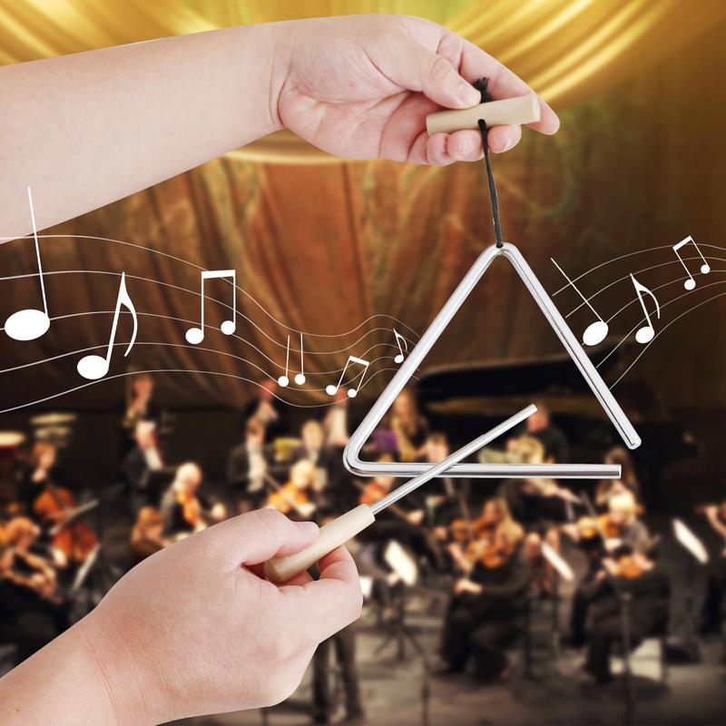 Music Triangle Instrument Stee - Musical Instrument Triangle recension och pris