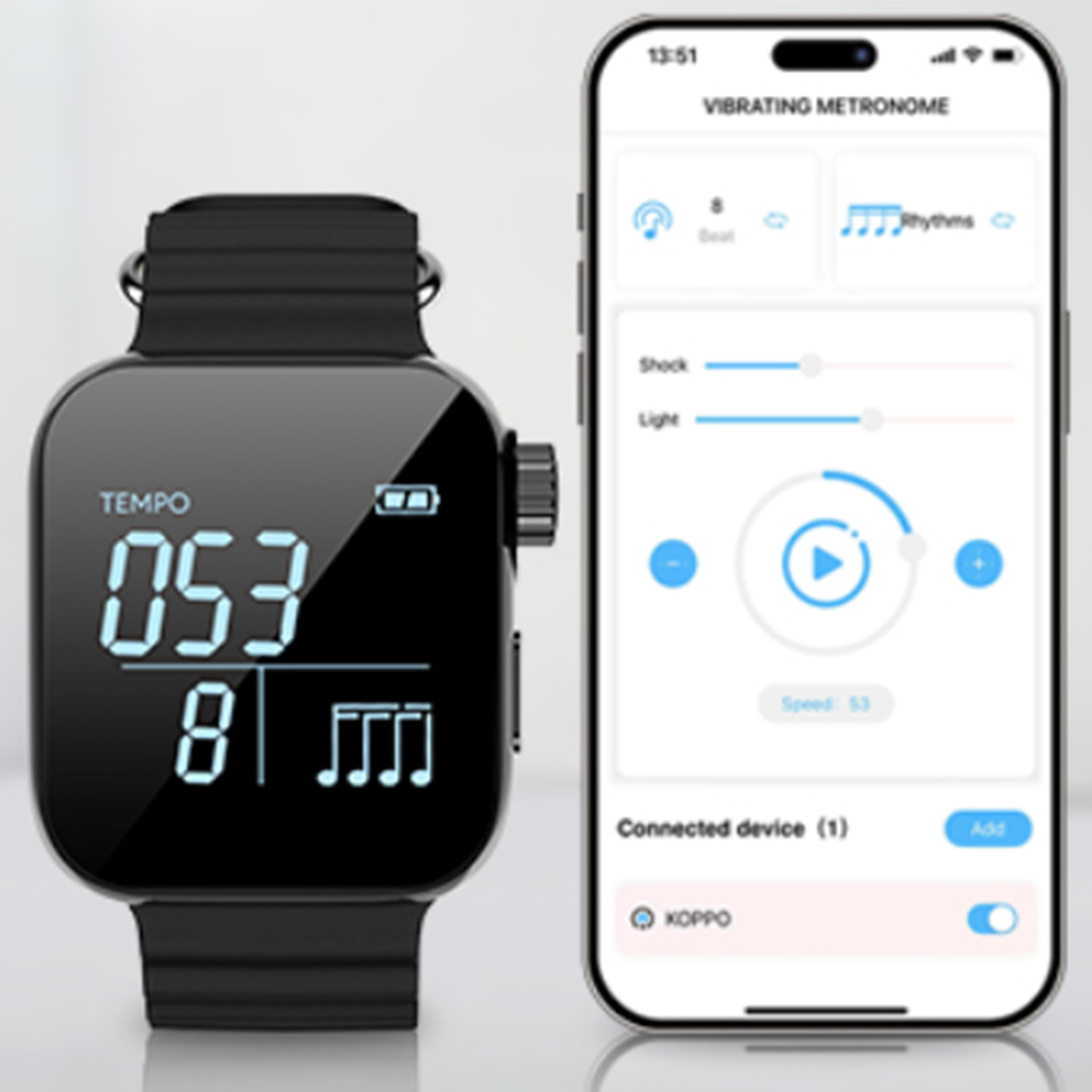 Wearable Vibrating Metronome 4 - Musical Instrument Drum recension och pris