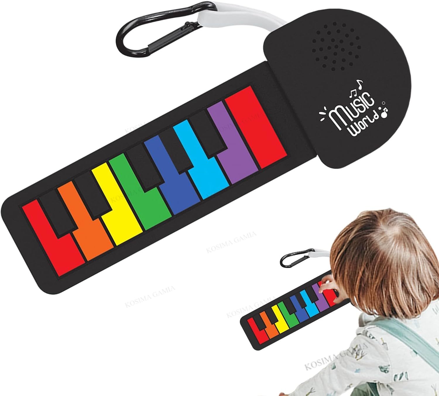 Roll Up Electronic Piano Silic - Musical Instrument Qin recension och pris