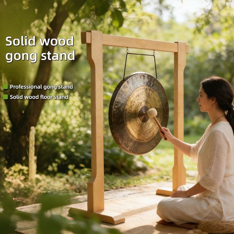 Solid Wood Bolded Gong Stand P - Musical Instrument Gong recension och pris