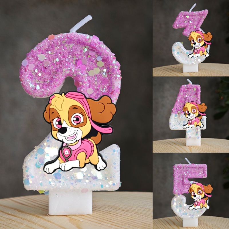 New Anime Paw Patrol Candle 0- - Musical Instrument Gong recension och pris