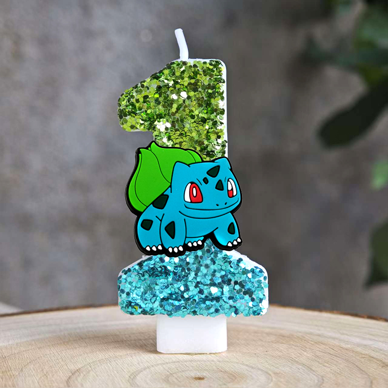 Cartoon Pokemon Candles Cake A - Musical Instrument Gong recension och pris
