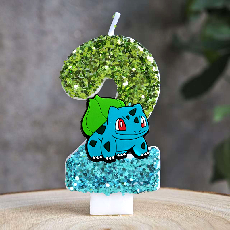 Cartoon Pokemon Candles Cake A - Musical Instrument Gong recension och pris