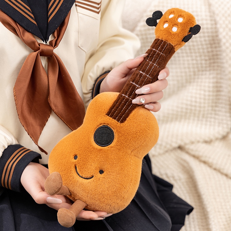 Cute Musical Plush Toy Soft Vi - Musical Instrument Qin recension och pris