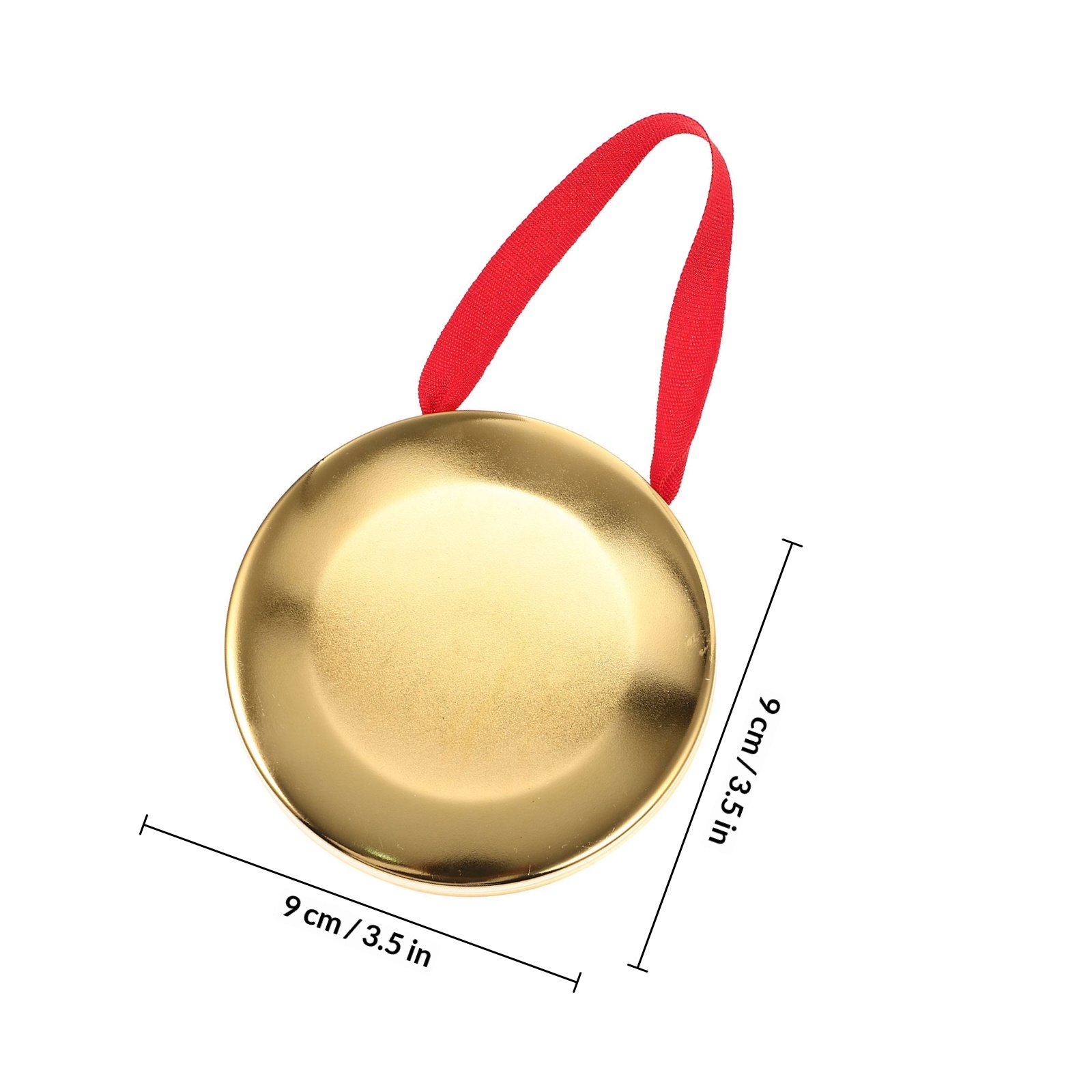 1Set Small Hand Held Gong Meta - Musical Instrument Gong recension och pris