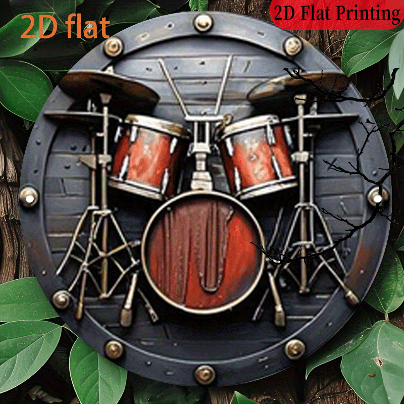 2D Flat, 1pc, 20.32x20.32 cm 2 - Musical Instrument Drum recension och pris