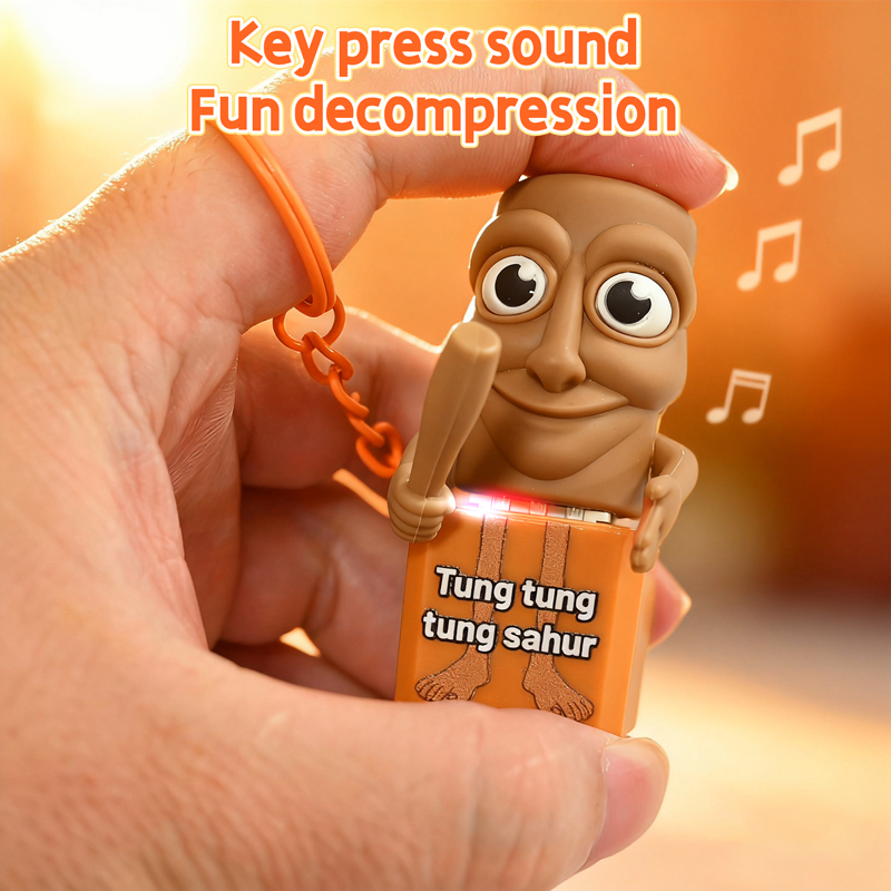 New Tung Tung Tung Sahur Keych - Musical Instrument Gong recension och pris