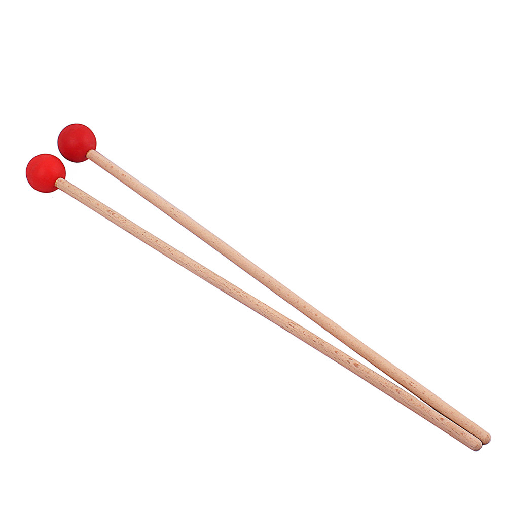 1Pair Large Drum Mallets Wood  - Musical Instrument Gong recension och pris