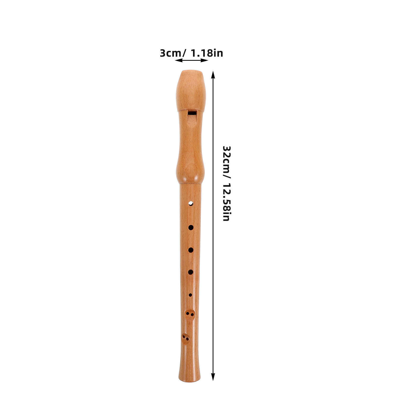 Eight Hole Wooden Soprano Reco - Musical Instrument Recorder recension och pris