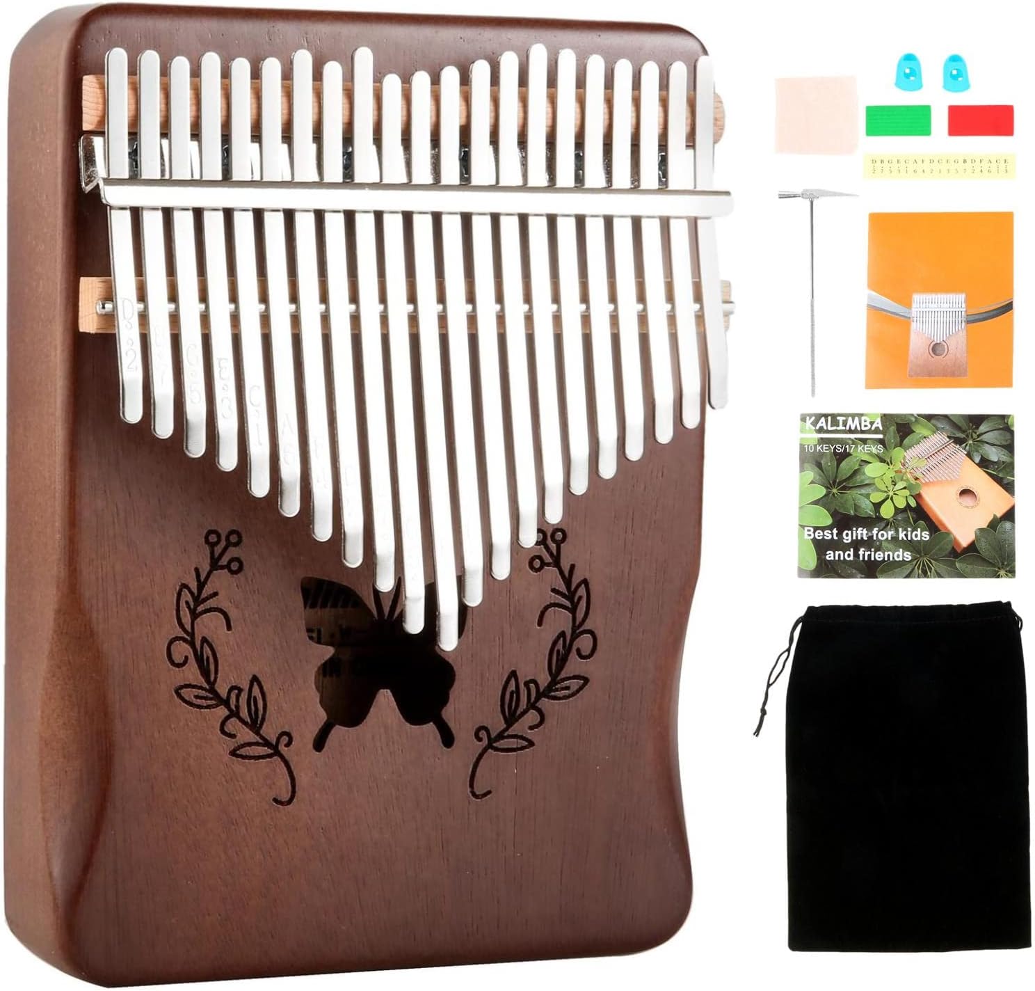 Kalimba 21 Keys Thumb Piano, N - A Musical Instrument With Keys recension och pris